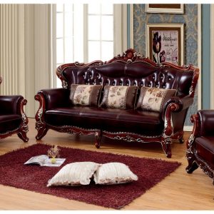 BỘ SOFA 1-2-3 TÂN CỔ ĐIỂN MÀU NÂU MÃ VN-168B#