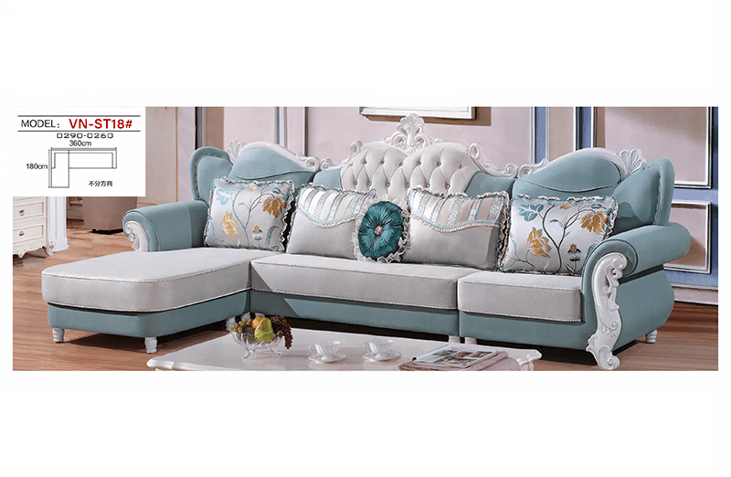 BỘ SOFA CHỮ L TÂN CỔ ĐIỂN MÃ VN-ST18#