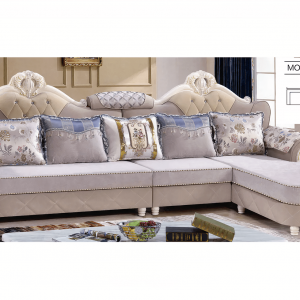 Bộ Sofa Góc Tân Cổ Điển Hàng Nhập bằng Vải