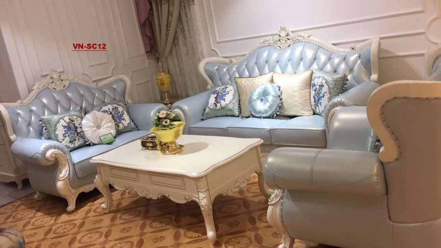 Bộ sofa phòng khách tân cổ điển sang trọng VN-SC 12