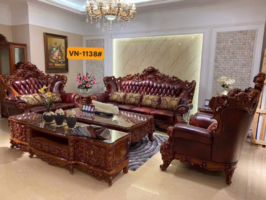 Bộ bàn ghế sofa nhập khẩu sang trọng mã vn-1138#