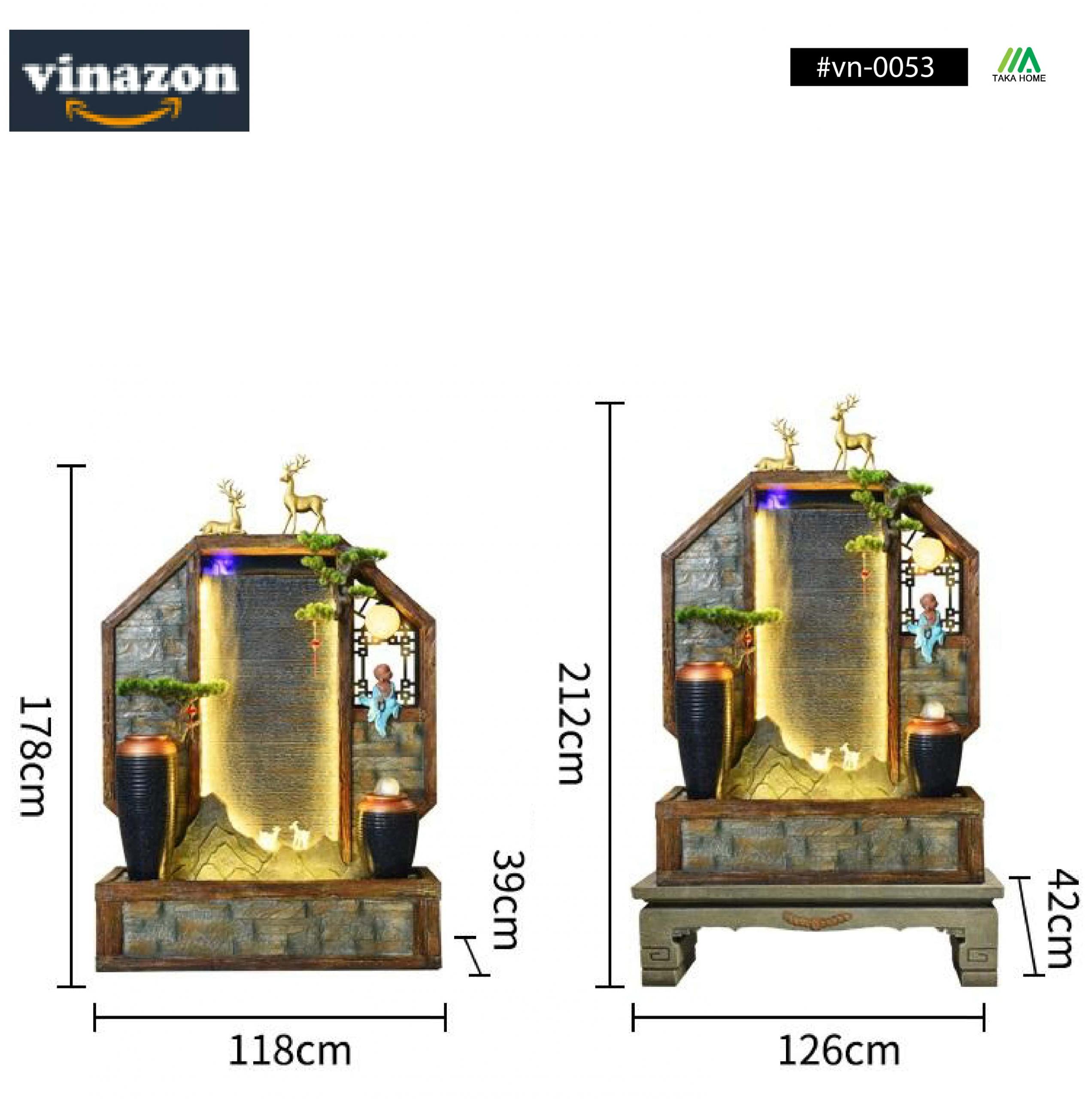 Thác Nước phong Thuỷ Bình Phong Tương Sinh TNC02