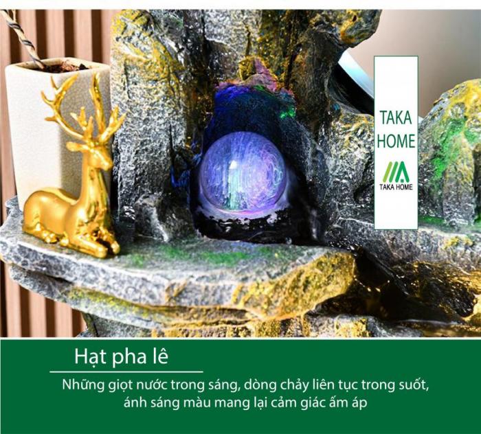 Thác nước phong thủy để trong nhà