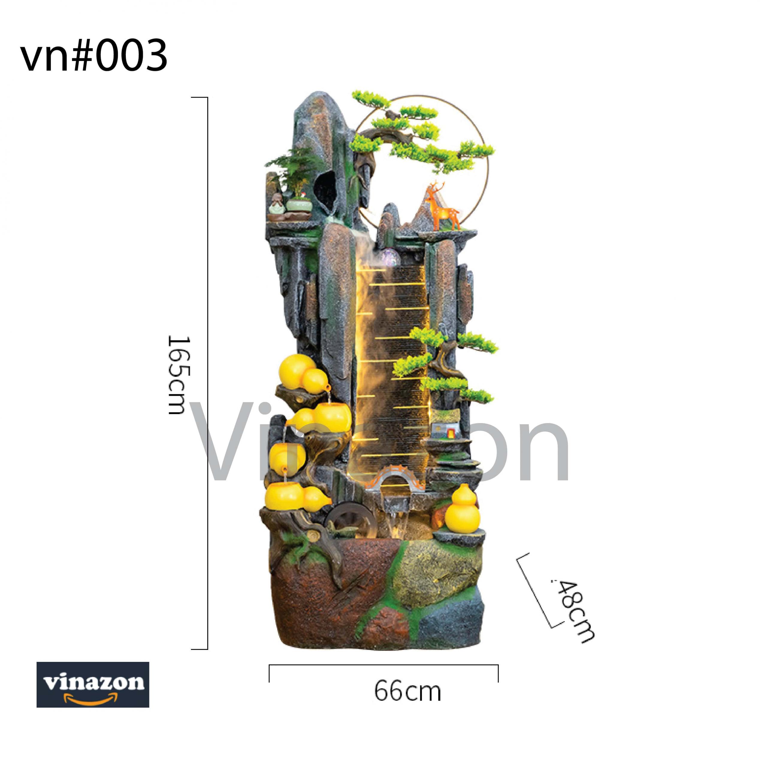 THÁC NƯỚC PHONG THỦY PHÚ QUÝ TRƯỜNG LƯU VN#003