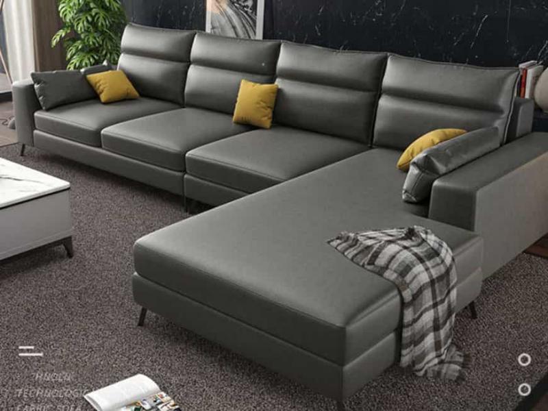 MẪU SOFA DA GÓC ĐẸP HIỆN ĐẠI