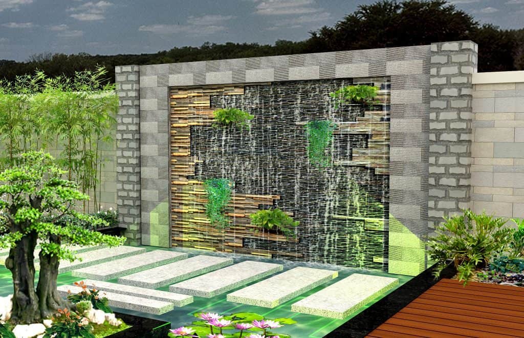 thác nước đẹp cho sân thượng