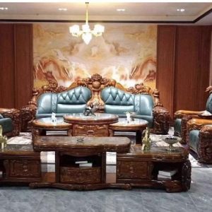 Sofa tân cổ điển da bò nhập khẩu VN-W626